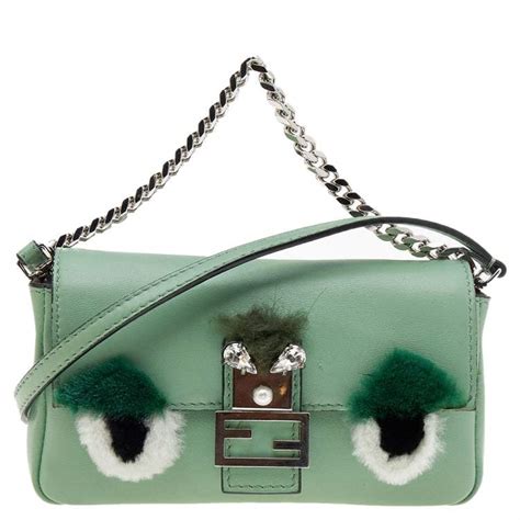 fendi micro baguette monster